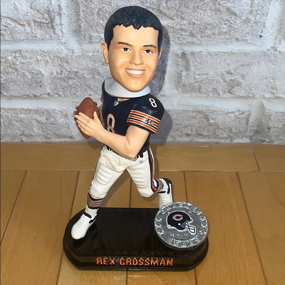 Chicago Bears Football Rex Grossman #8 Bobblehead - Picture 1 of 11